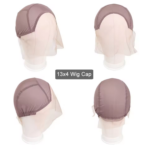 Lace Front Wig Cap For Making Wigs 13x4 13x6 Light Brown Full Lace Wig Cap Glueless Lace Net Cap Accessories 360 U Part Wig Cap