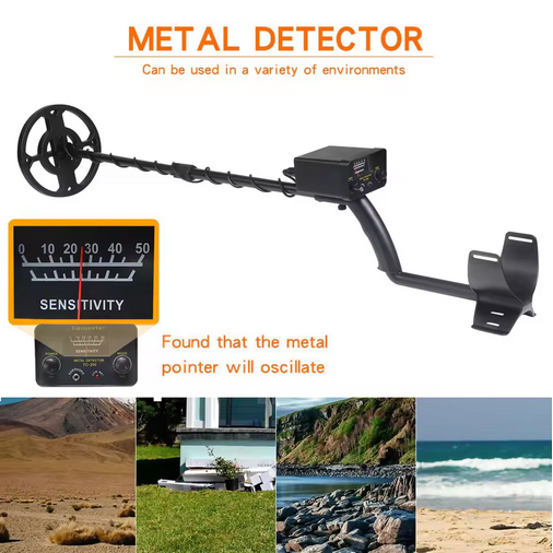 TC-200 New Upgrade Metal Detector Underground Wire Iron Metal Gold Detector Adjustable Tracker for Treasure Search