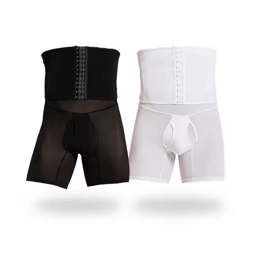 1pcs Men Body Shaper Pant High waist girdling Panties Three Row Buckle Shapewear Underwear Tummy Slimming Panties Waist Trainer