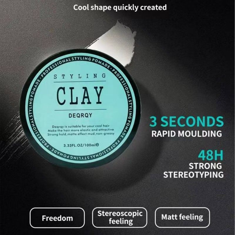 Sevich Matte Strong Hold Hair Styling Clay Gel for Men Hairstyles Wax Matte Finished Molding Cream Natural Styling Hair Clay