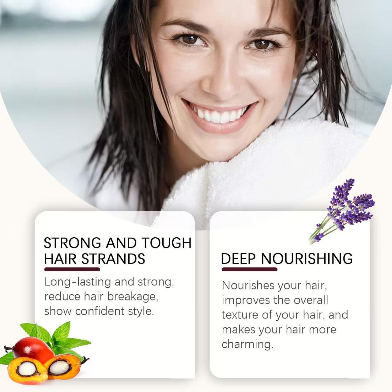 4PCS--100% Batana Hair Fast Growth Oil Set African Crazy Traction Alopecia Batana Hair Mask Anti Hair Break Hair Regrowth Treatment