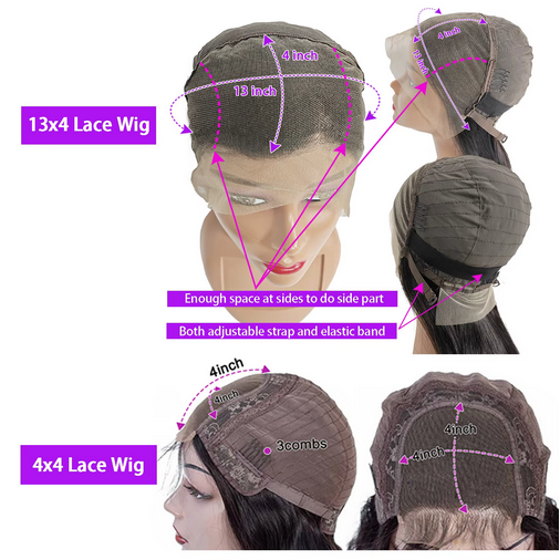 Short Bob Wig 100% Human Hair Loose Wave 13x4 Lace Front Wigs Body Wave Human Hair HD Lace Closure Wigs For Black Women