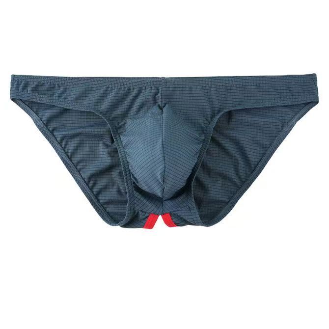 Boxer Shorts Men's Underwear Ice Silk Underpants Long Bulge Pouch Male Erotic Lingerie Boxershorts Bottoms