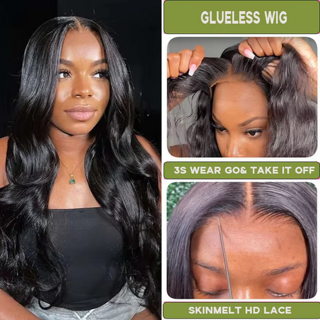 RomolaWigs 4X4 Glueless 250% 32 40 Inches Body Wave 5X5 Ready To Wear Lace Front Human Hair Wigs Closure Wig Lace Frontal Wig