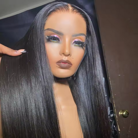 200% Density Wear Good 4X4 Glueless Wig Human Hair 40 Inch Pre Cut Ready to Wear Straight Human Hair Wig Brazilian For Women