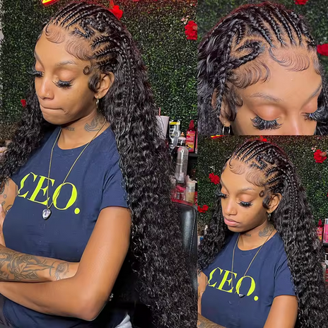 Peruvian Wet and Wavy Water Wave HD 13X4 Lace Front Wig Human Hair Wigs Transparent Remy Hair Natural Hairline Glueless Wig for Women