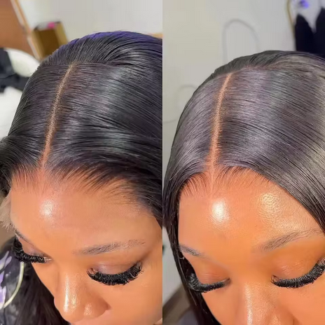 13x4 Bone Short Bob Wig Human Hair HD Lace Frontal HD Straight Bob Wig Human Hair Glueless LaceFront Closure Wigs Good Quality 100% Human Hair