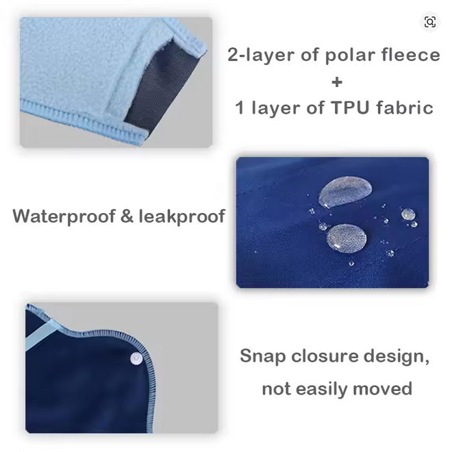 8Pcs/ Set Reusable Washable Cloth Menstrual Pads Soft Panty Liners with Wet Bag Leak-proof Daily-Night Use Sanitary Napkins