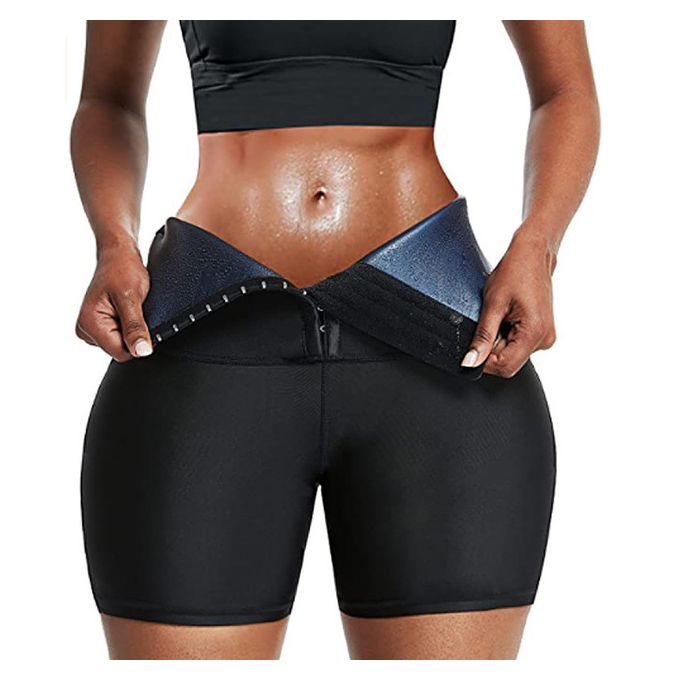 Sweat Waist Trainer Belt Body Shaper Pants Workout Shorts Sauna Effect Leggings Tummy Control Slimming Shapewear Thigh Trimmer