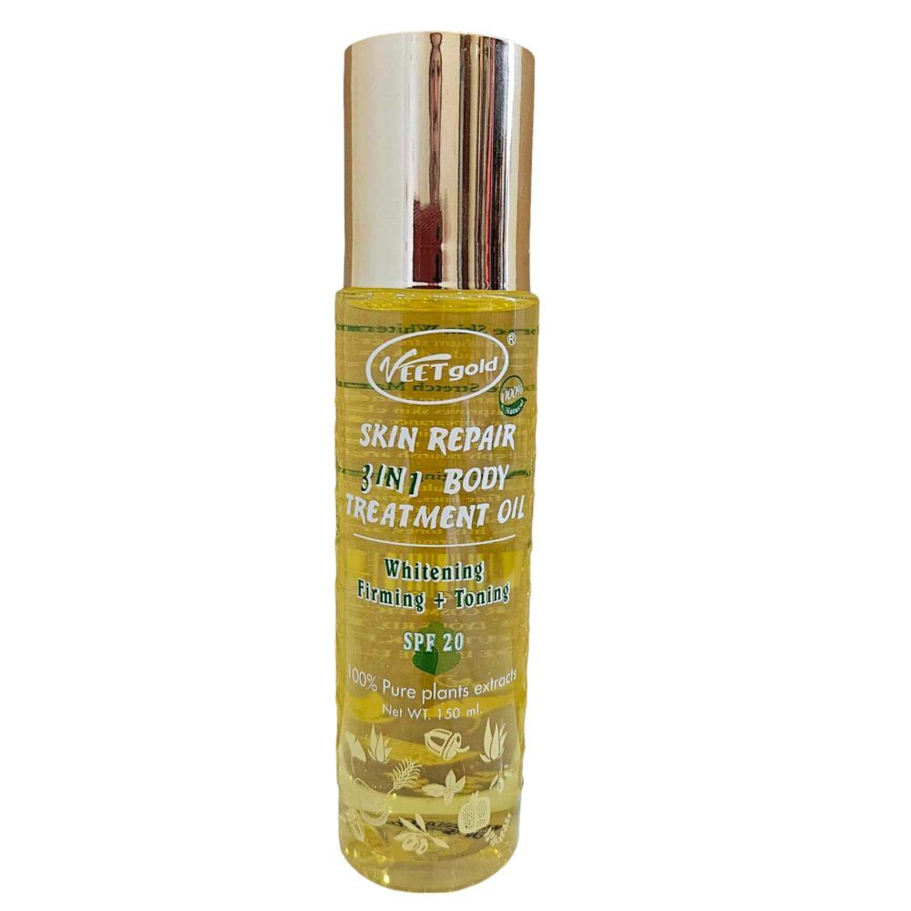 VEET GOLD Skin Repair 3 in 1 Body Treatment Oil Whitening, Firming & Toning 150ml