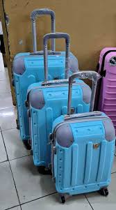 ▪️🍂🥭Fashion 3 Pieces PVC High Quality Travel Suitcase Travel Bag Travel Briefcase With Wheel❤️🥭Made of durable PVC material
Lightweight and easy to transport