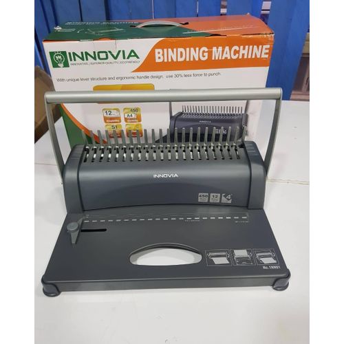🎇Innovia Heavy Duty Binding Machine😶‍🌫️producing good quality office equipment's and items. This comb spiral binding machine is one of them and has a good reputation for binding documents professio