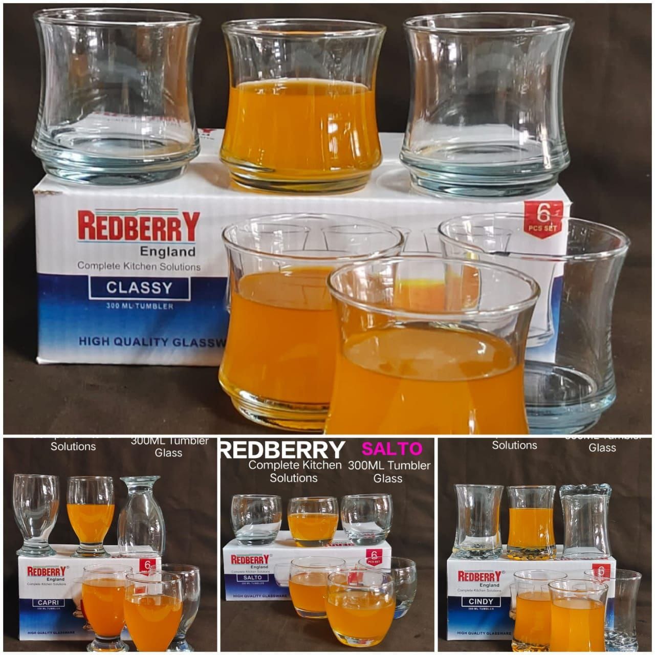 🎇Nice One Set of 6pcs 200ML High Quality Glass Whiskey Glass Glassware Cup📍 elegant and timeless design that is perfect for any occasion. These glass are perfect for serving water, juice, wine, or a