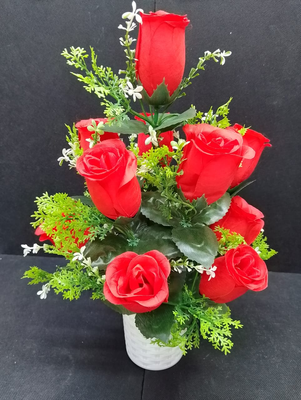 Pot Artificial Plant Bonsai Beautiful Simulation Plastic Artificial Rose Decor For Living Room,Please enjoy the fun of shopping that we will bring you all the latest fashion styles  Give you the sense