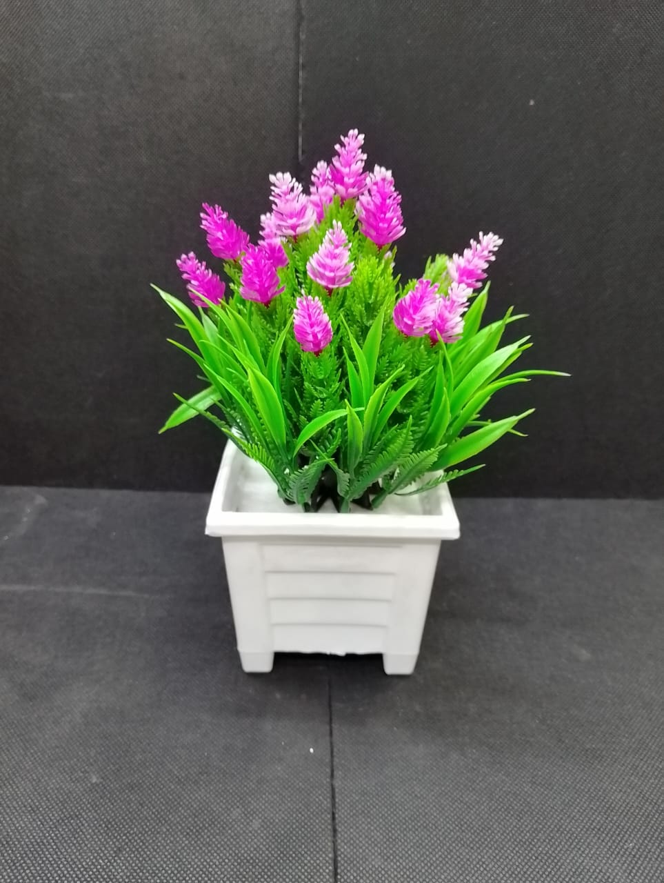 Artificial/ faux home decorative flower with vase (home decor/office table/bathroom decor/bedside table decor)  This beautifully piece adds a touch of nature and elegance to any room, creating a sooth