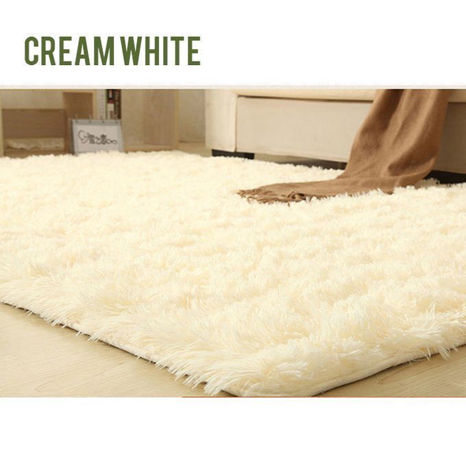 Soft fluffy carpets. Its woolen shag rug made of cotton material and a thick surface the ideal carpet for your home that will give you value for your money.5by8  t is very soft for a warm and cozy liv