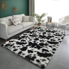 Fluffy Carpet 5 By 8 Super Soft Patched Carpet; for all seasons. With its fashionable colour and modern design, it beautifies your living room, bedroom, living room and fits very well with most floor