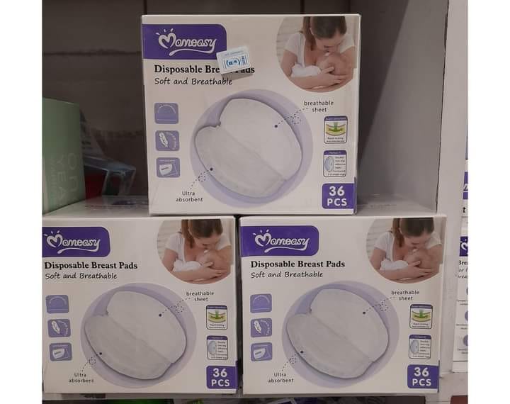 Breast pads disposable These disposable breast pads fit snugly into any brassiere. This breast pad keeps the mother’s breasts dry and comfortable. The Pads lock in the seepage, thus preventing any emb