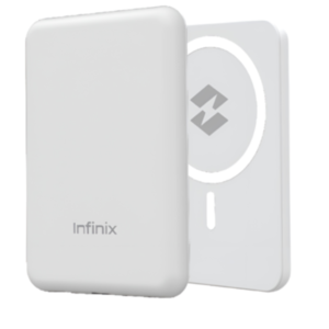 [X-mas Sale] Infinix XP03 2 in1 Charging Wireless Pad + Magnetic Wireless Powerbank 18W fast Support Qi and EPP Protocols MAX CHARGING SPEED 18W Battery-powered Wireless Charging Output 5W 7.5W  AIOT