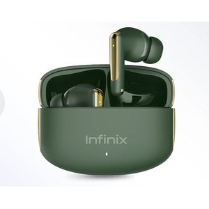 Infinix EarBuds XE28 Up to 25dB Noise Cancellation 4-Mic AI DNN ENC for Clear Call Powerful and Rich bass with great master tune 30-Hour Playtime