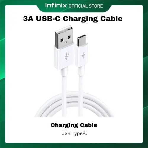 Infinix 3A USB-C Charging Cable For Infinix Smart 8 Note 12 11 10 Pro Hot 30 30i 12 11 10 Zero 30 20 100CM Fast Charger Type C Data Cord