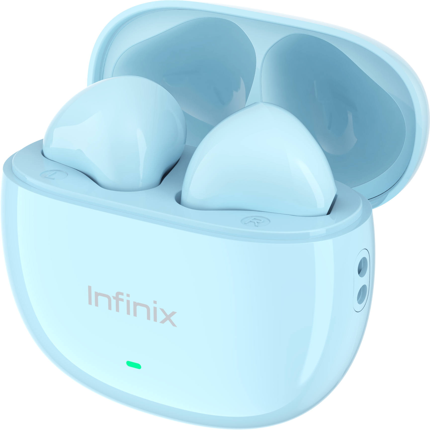 INFINIX XBUDS XE33 bluetooth earphones earpods 10mm Clear Calls  Sound Ai ENC Noise Cancellation 5/28 Hours long battery life Deep Bass Drivers, Dynamic Audio