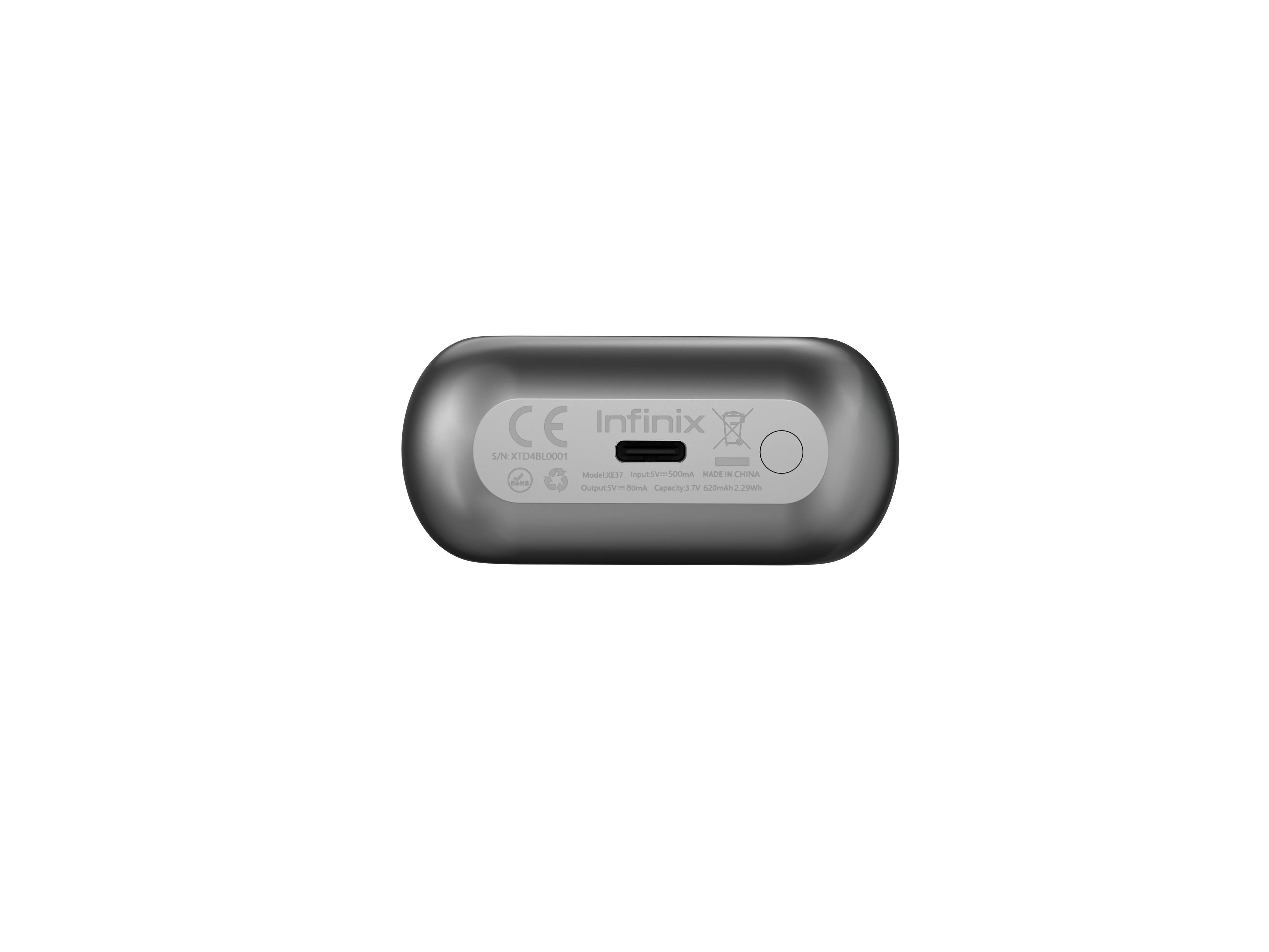 Infinix AI XE37 Buds  Wireless Bluetooth Earphones TWS Stereo Earbuds In-Ear Earpods Touch Control 450mAh with Mic Earphone for iOS Android Noise Cancellation