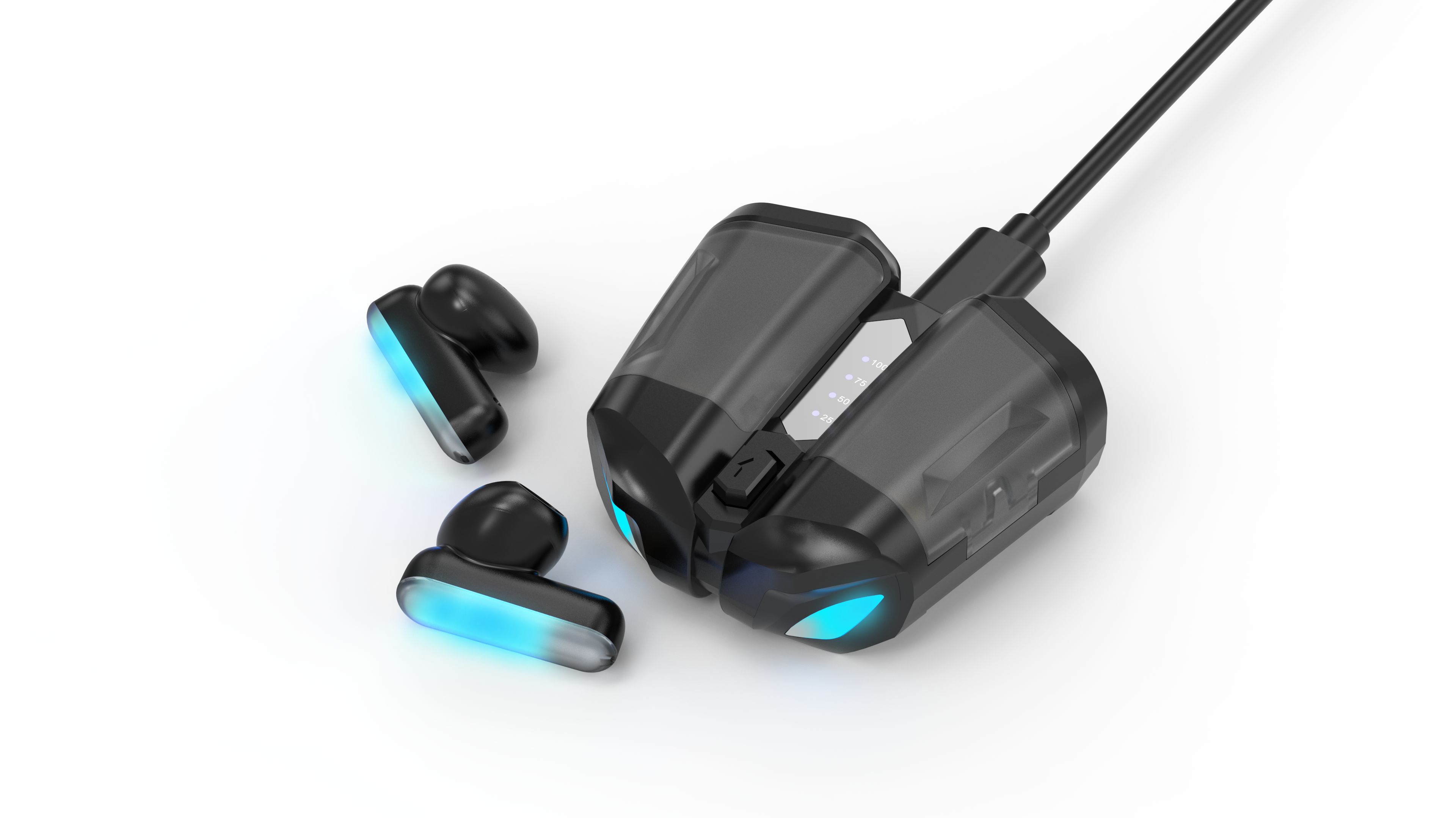 INFINIX XE30S Bluetooth Earphone V5.0 EarpodsLED Display Wireless Earphones With Microphone 9D Stereo Sports Waterproof Earbuds Headsets