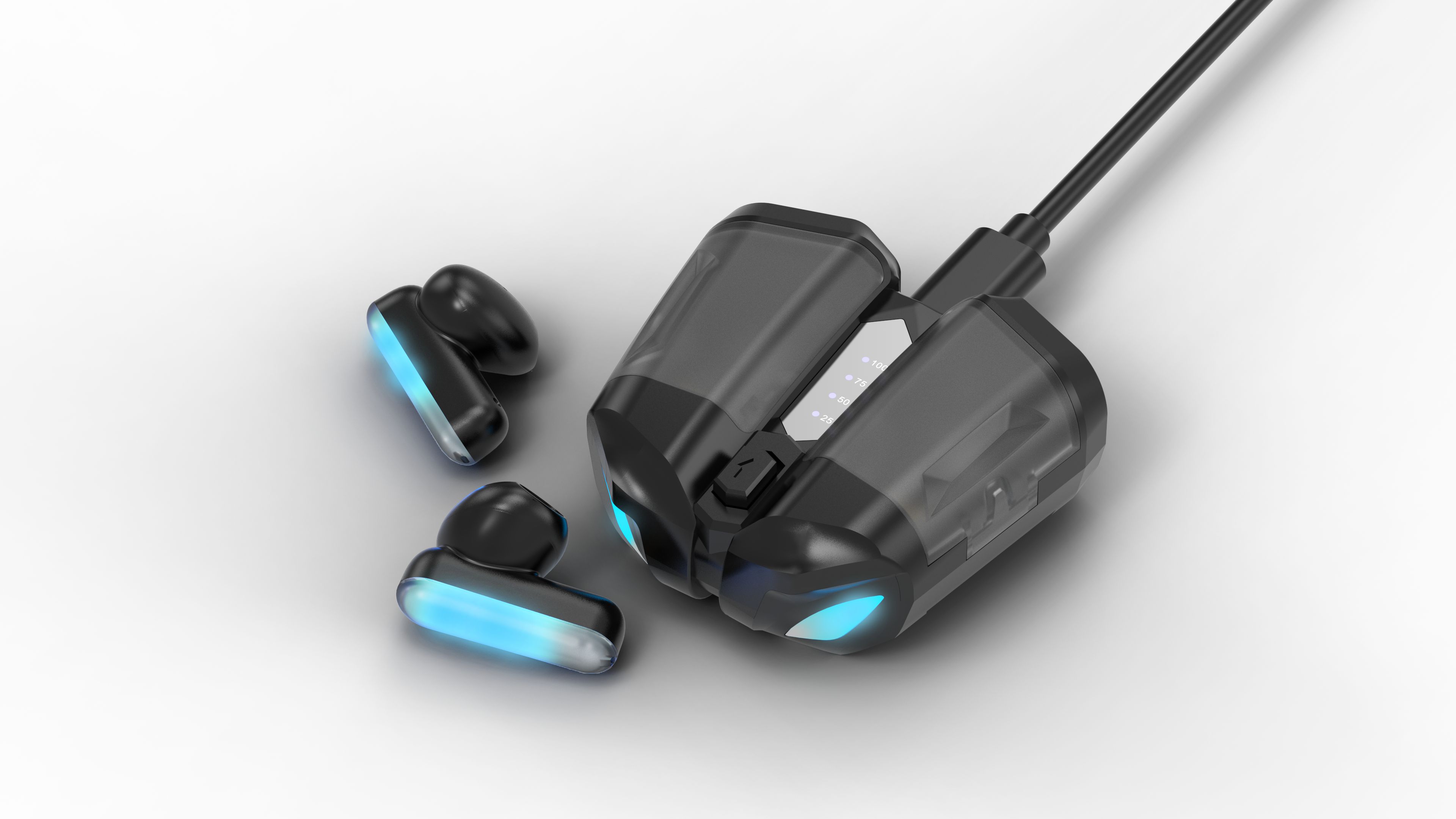 INFINIX XE30S Bluetooth Earphone V5.0 EarpodsLED Display Wireless Earphones With Microphone 9D Stereo Sports Waterproof Earbuds Headsets