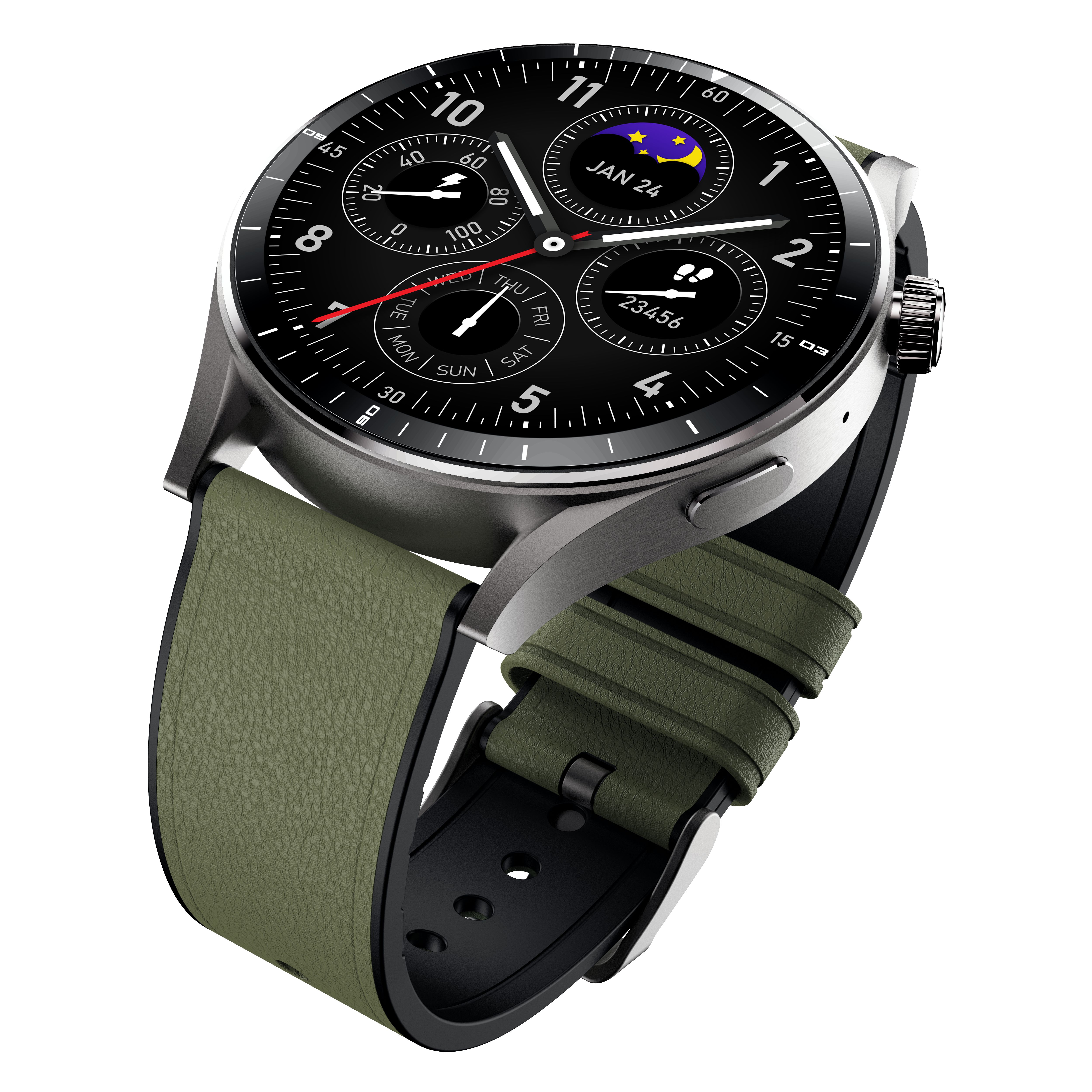 Infinix XWatch N4 Pro Smartwatch Waterproof Watch GSM Mobile Phone Men Smart Watch Phone with SIM Card slot Support TF card Android SmartWatch Phone Call Smart AI-Powered Smart Health Check