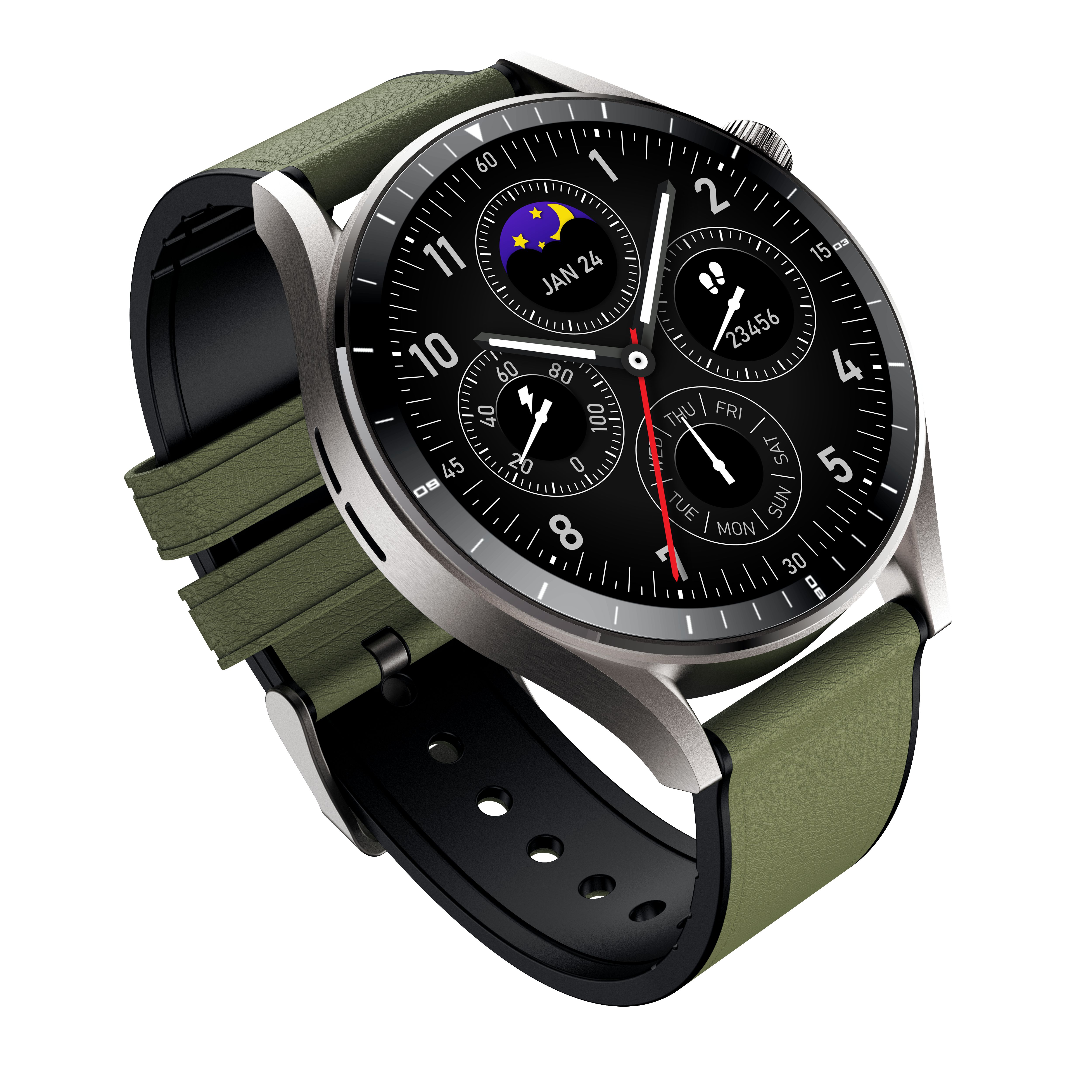 Infinix XWatch N4 Pro Smartwatch Waterproof Watch GSM Mobile Phone Men Smart Watch Phone with SIM Card slot Support TF card Android SmartWatch Phone Call Smart AI-Powered Smart Health Check