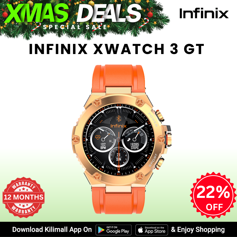 [X-mas Sale] Infinix XWatch GT3 Smartwatch  1.53-inch AMOLED display  500mAh battery Bluetooth 5.2  SpO2 sensor