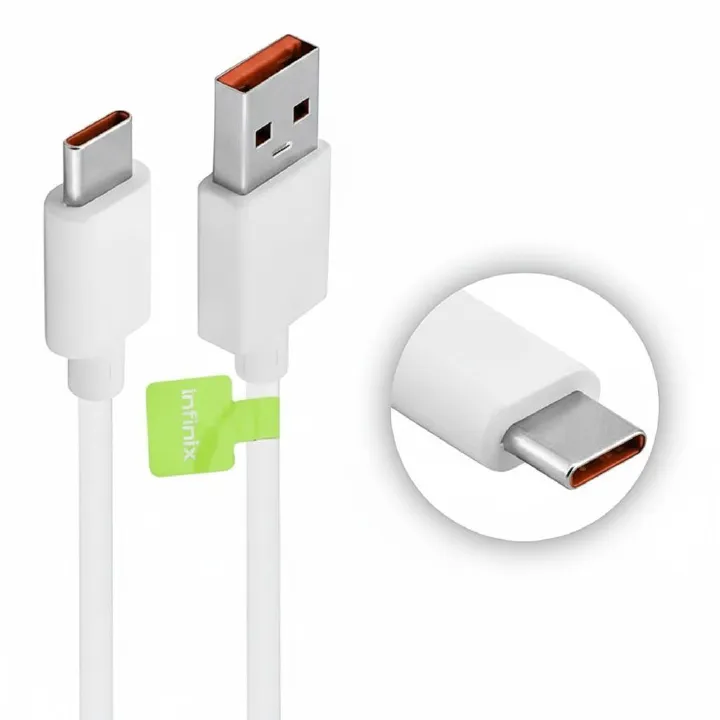 [Special Offer] Infinix 3A USB-C Charging Cable For Infinix Smart 8 Note 12 11 10 Pro Hot 30 30i 12 11 10 Zero 30 20 100CM Fast Charger Type C Data Cord  Infinix AIOT