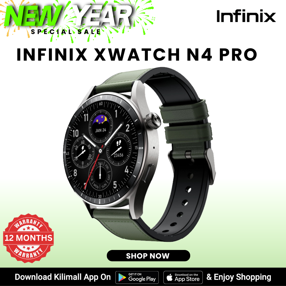 [Valentine Sale] Infinix XWatch N4 Pro Smartwatch Waterproof Watch GSM Mobile Phone Men Smart Watch Phone with SIM Card slot Support TF card Android SmartWatch Phone Call Smart AI-Powered Infinix AIOT