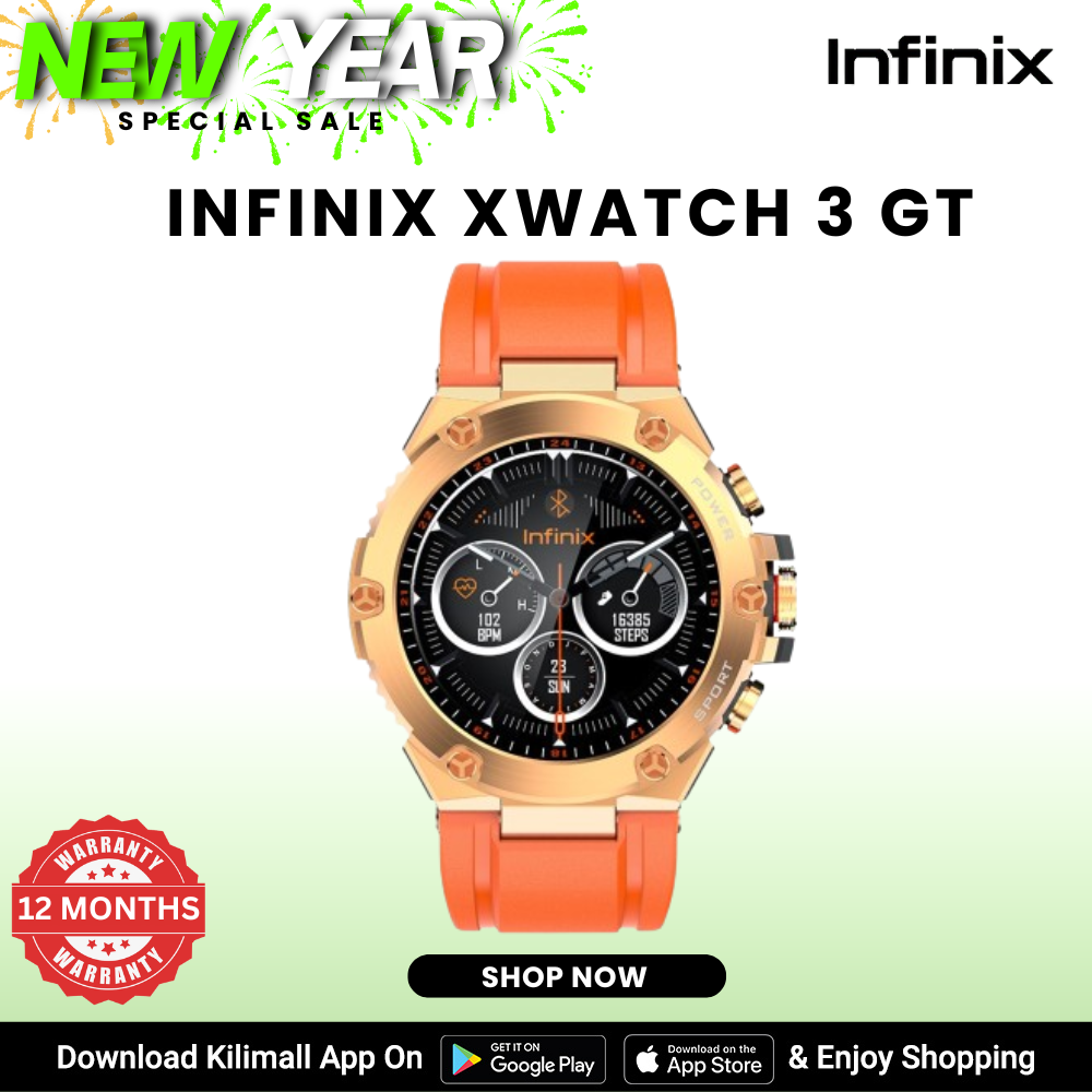 [Special Offer] Infinix XWatch GT3 Smartwatch  1.53-inch AMOLED display  500mAh battery Bluetooth 5.2  SpO2 sensor