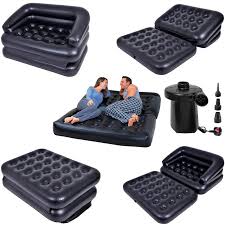 🤪🪻BEST WAY TO RELAX🪻🤪Best Ways Multifunctional Comfortable 5in1 Inflatable Sofa Bed✔️🥑Multi-functional inflatable bed and sofa Sturdy coil – beam construction Comfortable flocked surface Ribbed d