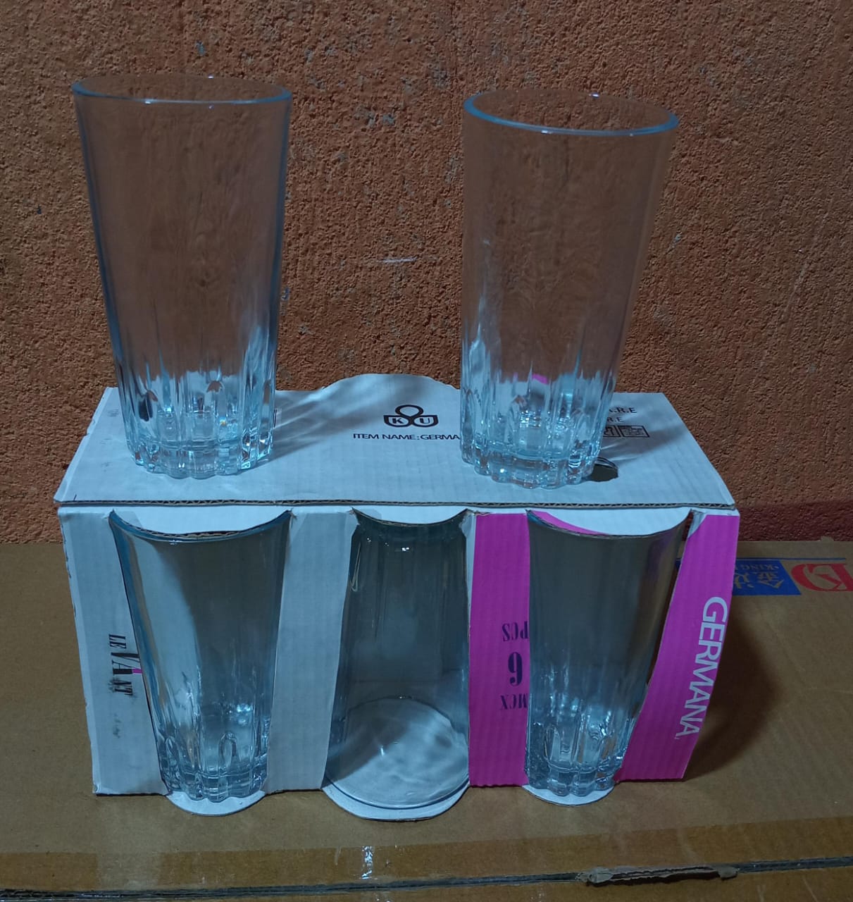 🙌▫️HOT DEAL🙌🤪✔️6pcs High Quality Water/juice Glasses.NICE ONE set of 6PCS high-quality glass ware. Our glass tumblers are made from high-quality silicate glass that is durable and long-lasting