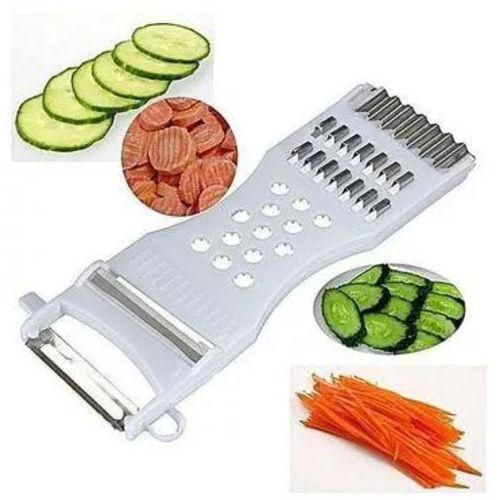 2pcs 5 In 1 Cucumber Carrot Potato Slicer.5 In1 Cucumber Carrot Potato Slicer Peeler Grater Fruit Vegetable Speed Cutter. Its suitable for Peeling Carrots, and Potatoes; Cutting potato chips, and Bagg