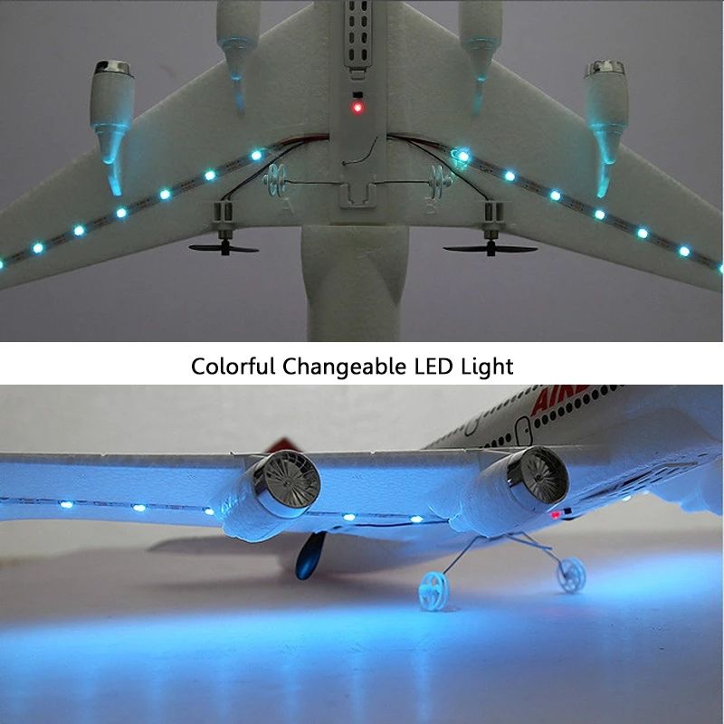 🌱Just For you🌱Airbus A380 RC Airplane Boeing 747 RC Plane Remote Control Aircraft 2.4G Fixed Wing Plane Model RC Plane Toys for Children Boys🤑 It is made of high-quality environmentally friendly EP