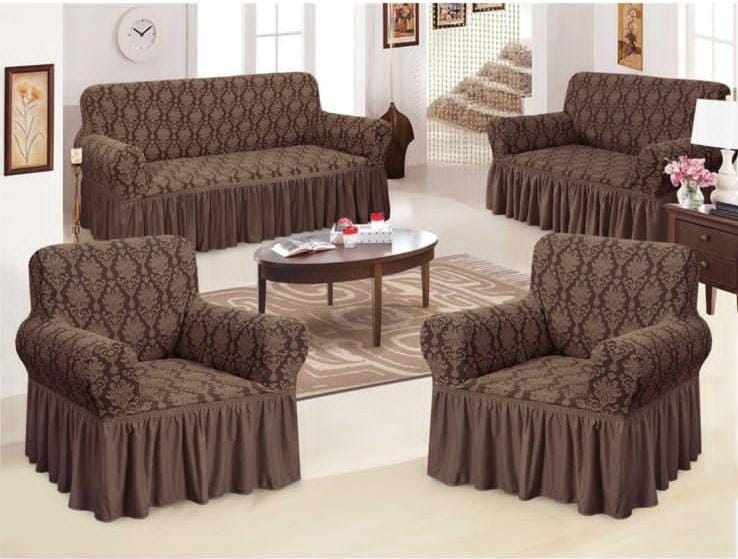 ‼️Restocked Jacquard Seat Covers🤩🔥🔥

▪️Flexible and super stretchy🪶Premium Turkish Jacquard Sofa Covers – 7-Seater Loose Fit Set (3:2:1:1)🎀featuring a stunning pattern with a chic skirted finish.