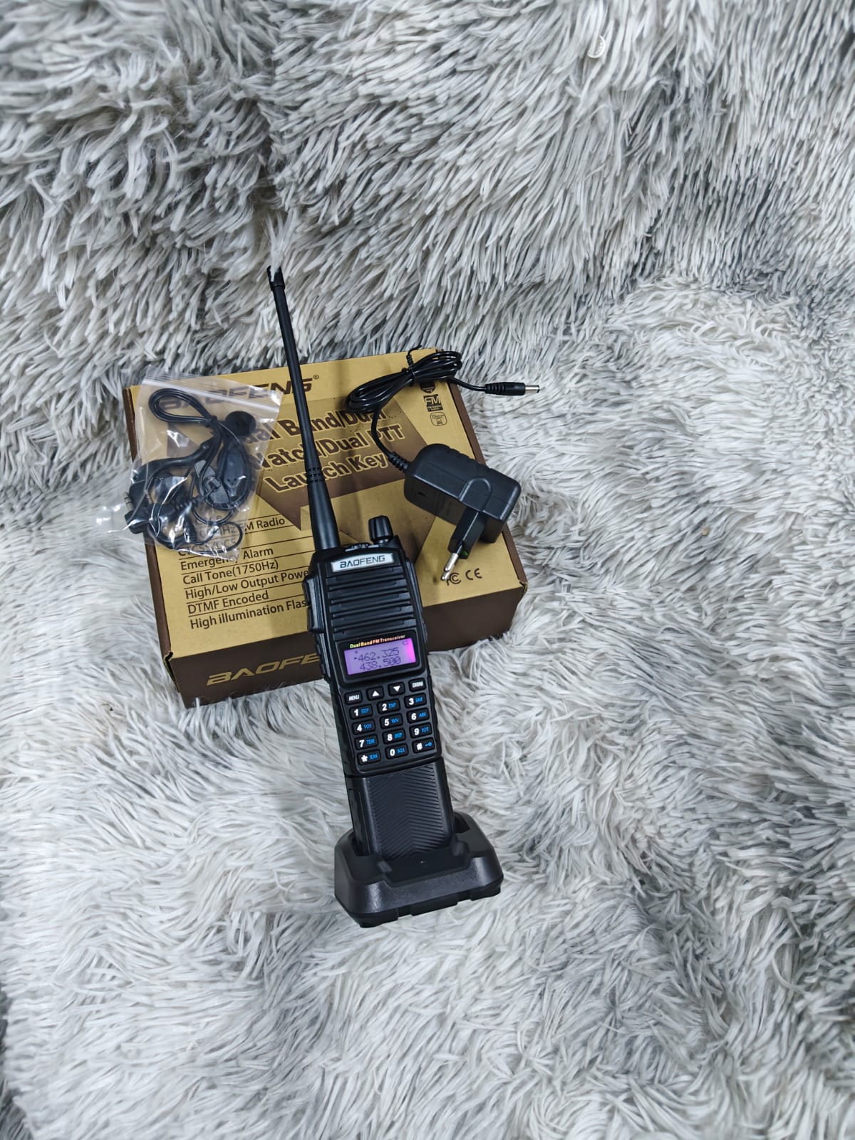 Baofeng UV-82 QUALITY upto 10KM Long Range Radio Call Walkie Talkie👀🥳capable of standing the test of time. Its built-in 2800mAh battery is highly efficient and guarantees a standby time of up to 50