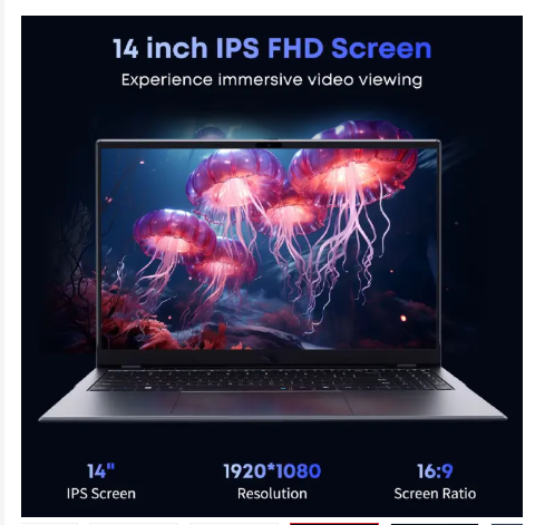Brand new Great Wall Gbook 14 se ultrabook: (Fast kama i5-8th Gen), 8GB+256GB SSD, 14" Full HD Ultrabook with Long Battery Life & Free Official Win 11 system WiFi5 Bluetooth 5.1
