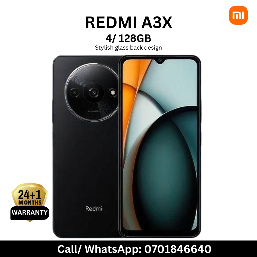 XIAOMI Redmi A3X 6.71" 128GB+4GB RAM 4G Network 5000mAh Battery 8MP AI Camera 10W Fast Charging Fingerprint Sensor Android 14 Smart Phones