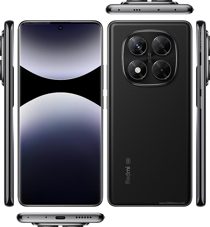 [ Xmas Sale Redmi Note 14 pro+ 5G Smartphone 8GB + 256GB ROM 6.67" Curved AMOLED display, 200MP main camera ,5110mAh Battery, Dual SIM, Water & Dust Resistant, In-screen fingerprint , 120W HyperCharge