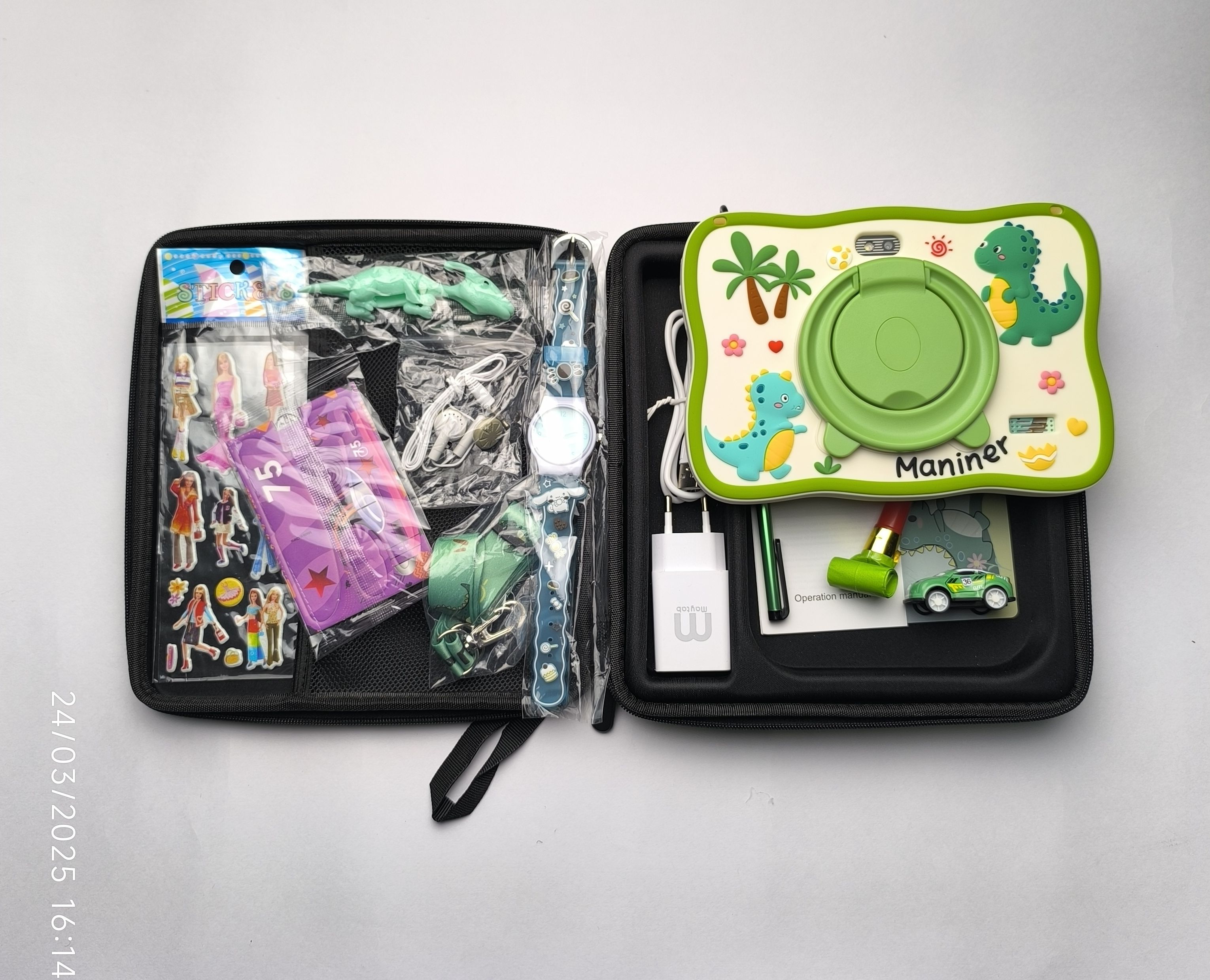 [New Arrivals!] MANINER M8 Kids Learning Tablet - Premium 8" HD Educational Tablet with Parental Controls 64GB+4GB 5000mAh Battery STEM Apps Shockproof Case Perfect Gift for Ages 3-12 Kids Tablet