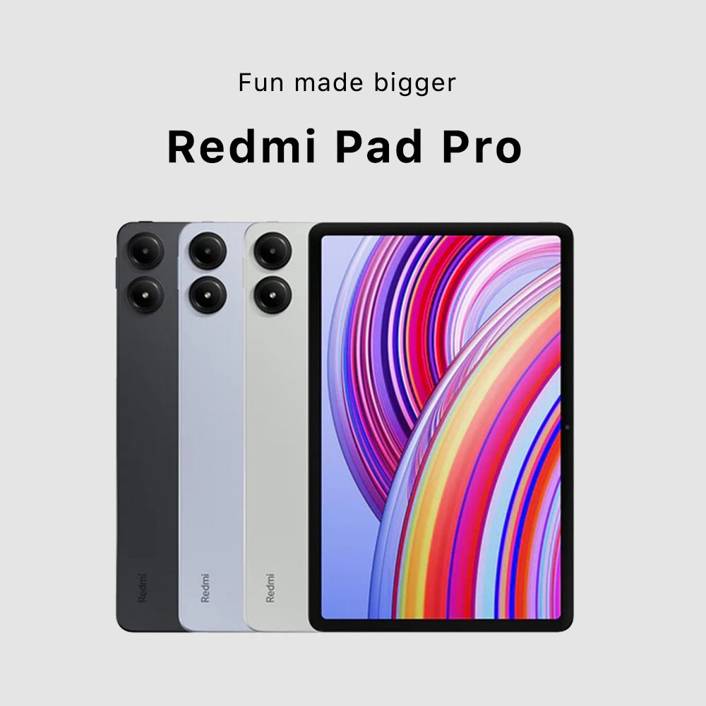 [Special Offer ]Xiaomi Redmi Pad Pro 5G 8+256GB ROM 10,000mAh Battery&charginig 
Snapdragon® 7s Gen 2  Processor