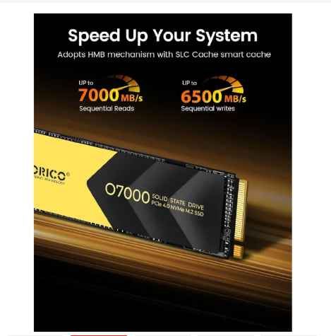 ORICO PCIe 4.0 NVMe M.2 SSD - J20 1TB (Up to 5000MB/s)  M.2 2280 Internal SSD  Gen4 x4 Solid State Drive"