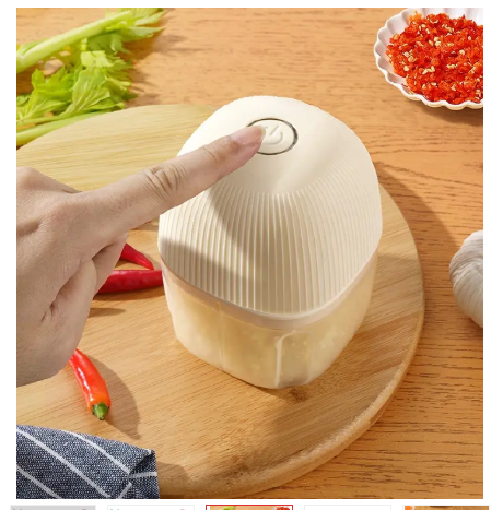 [ Xmas Sale ]ELECTRIC AIFIKE 250ML Food Chopper AFK109 Portable Multifunctional Kitchen Mincer Vegetable Onion Garlic Chopper Blender Spice Tools Type-C Charging Mini ChoppER