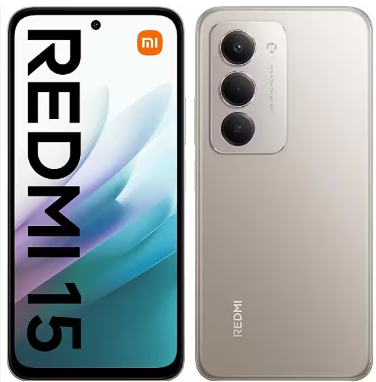 [Special Offer ]  Redmi 15 Smartphone 6.9" HD+ Display, 6GB+128GB, 50MP AI Camera, 7000mAh Battery, Dual SIM, 4G Side fingerprint phonehub