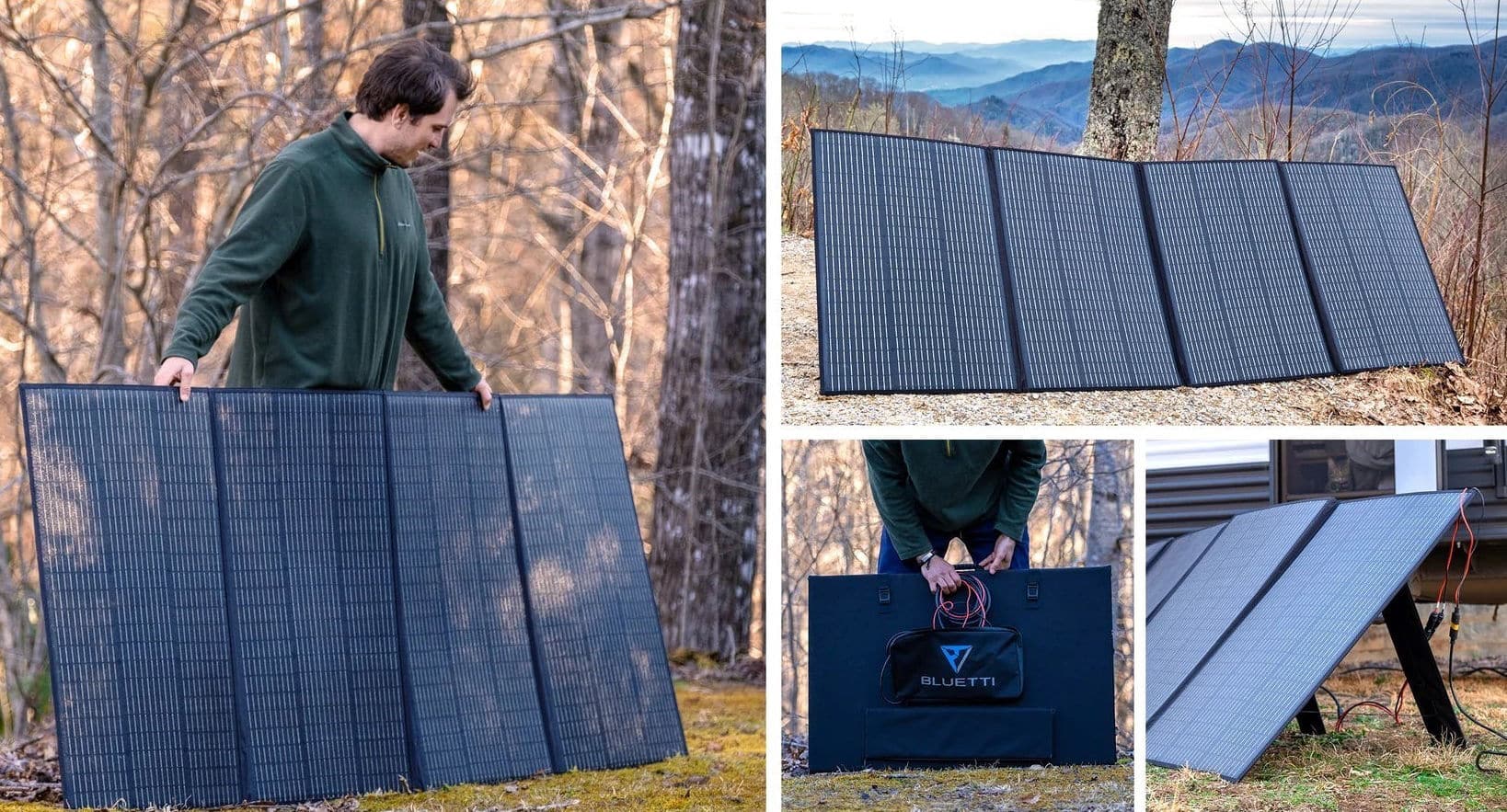 [Special Offer]Bluetti PV350 350W Foldable Solar Panel High Efficiency Portable Charger for Bluetti Power Stations Home Backup and Outdoor Use